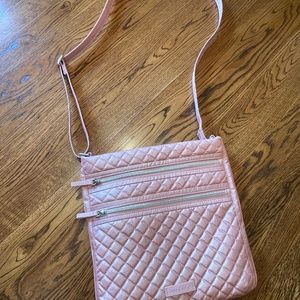 Vera Bradley hipster crossbody bag, rose quartz